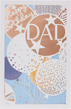 UK Greetings contemporary Dad birthday card with colorful design and heartfelt message, perfect for celebrating fathers.