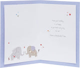 UK Greetings cute elephant birthday card with "Tons of Love" for husband, featuring adorable elephant design on greeting card.