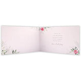 UK Greetings Daughter with Love Flower birthday greeting card featuring colorful floral design and heartfelt message.