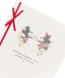 UK Greetings Disney Mickey and Minnie Mouse anniversary greeting card featuring colorful cartoon characters for celebrating special occasions.