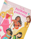 Disney Princes birthday greeting card by UK Greetings featuring colorful characters and festive design for special celebrations.