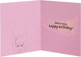 UK Greetings Disney Princess Tinker Bell birthday card for age 9, featuring colorful Tinker Bell illustration and festive design.