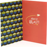 Disney Toy Story 4 Buzz Lightyear brother birthday card by UK Greetings, featuring colorful Toy Story themed greeting card design.