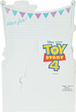 Disney Toy Story 4 Pop Up Woody birthday greeting card by UK Greetings featuring Woody character and colorful birthday design.