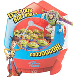 Disney Toy Story greeting card by UK Greetings featuring Woody and Buzz Lightyear in a grabber machine design for birthdays.