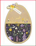 UK Greetings Egg Easter Card featuring colorful Easter eggs and cheerful wishes, perfect for celebrating the holiday.