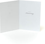 UK Greetings Emerald 55th Anniversary greeting card with elegant green design and gold accents, suitable for celebrating a special milestone.