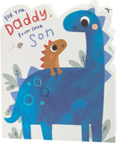 UK Greetings Father's Day card for daddy from son, featuring an adorable design and heartfelt message in a greeting card.
