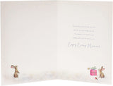 UK Greetings Christmas card featuring a snowman design, perfect for a wonderful niece during the holiday season.