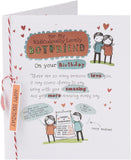 UK Greetings for My Ridiculously Lovely Boyfriend greeting card featuring colorful, cheerful design perfect for expressing love.