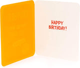 UK Greetings funny and bright brother birthday card featuring colorful, humorous illustrations on a cheerful greeting card.
