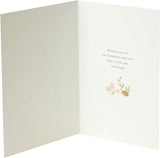 UK Greetings gold foil details granddaughter congratulations card, greeting card with elegant design and heartfelt message.
