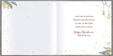 UK Greetings Gorgeous Wife Christmas Card featuring luxurious baubles and embellishments, perfect for holiday greetings.