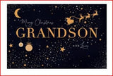 UK Greetings Grandson Merry Christmas greeting card featuring festive designs and heartfelt message for your grandson.