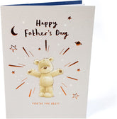 UK Greetings Father's Day card with "You're the Best" message, featuring festive design and cheerful imagery for Father's Day.