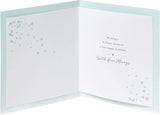 UK Greetings husband's birthday greeting card with envelope featuring a 3D effect design, perfect for celebrating special occasions.