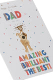 UK Greetings Bday Dad greeting card featuring festive design and birthday message for dad, perfect for celebrating his 55th birthday