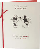 UK Greetings birthday greeting card for husband, featuring integrated design and celebratory message for his 90th birthday.
