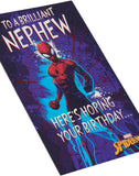UK Greetings birthday greeting card for nephew aged 55, featuring colorful design and integrated message.