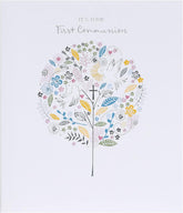 UK Greetings Communion greeting card, integrated design, suitable for religious celebrations, featuring a respectful and decorative motif.