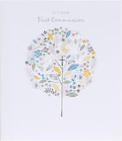 UK Greetings Communion greeting card, integrated design, suitable for religious celebrations, featuring a respectful and decorative motif.