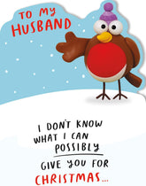 UK Greetings Husband greeting card featuring a heartfelt design, ideal for expressing love and appreciation on special occasions.