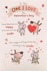 UK Greetings integrated "One I Love" greeting card, 90-pack, featuring heartfelt design for special occasions.