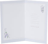 UK Greetings sympathy greeting card for loss of wife, featuring heartfelt design, ideal for expressing condolences.
