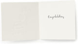 UK Greetings wedding congratulations card featuring a just married car design, perfect for celebrating newlyweds.
