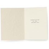 UK Greetings Kindred New Baby Girl Congratulations Card, featuring cheerful design and heartfelt message for celebrating a new arrival.