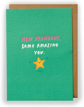 UK Greetings Kindred greeting card with heartfelt message, featuring colorful floral design and elegant lettering.