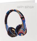 UK Greetings Kindred X Afrotouch happy birthday card featuring vibrant, artistic design and heartfelt greeting text for special occasions.