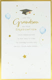 UK Greetings congratulation card for grandson on graduation, featuring a lovely design suitable for celebrating his achievement.