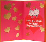 UK Greetings Mother's Day card for wife with a lovely verse, featuring cheerful floral artwork and heartfelt message.