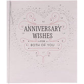Elegant UK Greetings luxury anniversary greeting card for couples, featuring a refined design suitable for celebrating special milestones.