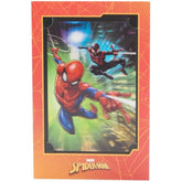 UK Greetings Marvel Spiderman 3D keepsake birthday card featuring Spiderman in a dynamic pose for boys' birthday celebrations.
