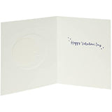 UK Greetings Moon Design Boyfriend Valentine’s Day Card with romantic moon illustration and heartfelt message inside.