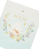 UK Greetings Mum Easter card with envelope featuring a lovely design, perfect for celebrating Easter with a special message.