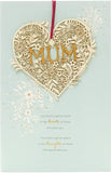 UK Greetings Mum luxury handmade birthday card with elegant design, perfect for celebrating her special day.