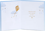 UK Greetings New Baby Boy Card with intricate laser-cut design, perfect for celebrating a newborn's arrival.
