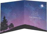 UK Greetings Romantic Starlit Design Valentine’s Day card for wife, featuring romantic starry imagery and elegant greeting card design.