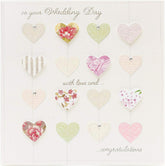 UK Greetings wedding greeting card featuring elegant luxury detail and simple, sophisticated design for special occasions.