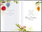 UK Greetings Someone Special traditional foiled Christmas card, festive greeting card with holiday design and shiny foil accents.