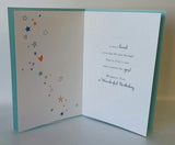 UK Greetings Son birthday greeting card with sentimental verse, featuring colorful design and heartfelt message for special occasions.