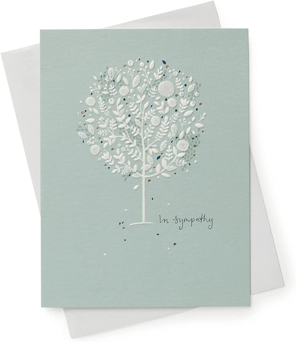 UK Greetings Sorry for Your Loss sympathy card, a heartfelt greeting card with gentle design for expressing condolences.