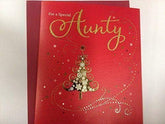UK Greetings Special Aunty Christmas Card featuring festive holiday design, perfect for sending warm Christmas wishes.