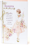 UK Greetings Special Daughter birthday card with heartfelt sentiment and colorful floral design for celebrating her special day