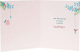 UK Greetings Special Granddaughter Christmas Card featuring festive holiday design, perfect for sending warm holiday wishes.