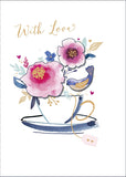 UK Greetings Boutique greeting card, stand-alone design, part of a set of 90 elegant greeting cards for special occasions.