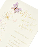 UK Greetings Mother's Day card featuring a stunning design, perfect for celebrating moms with vibrant, decorative artwork.